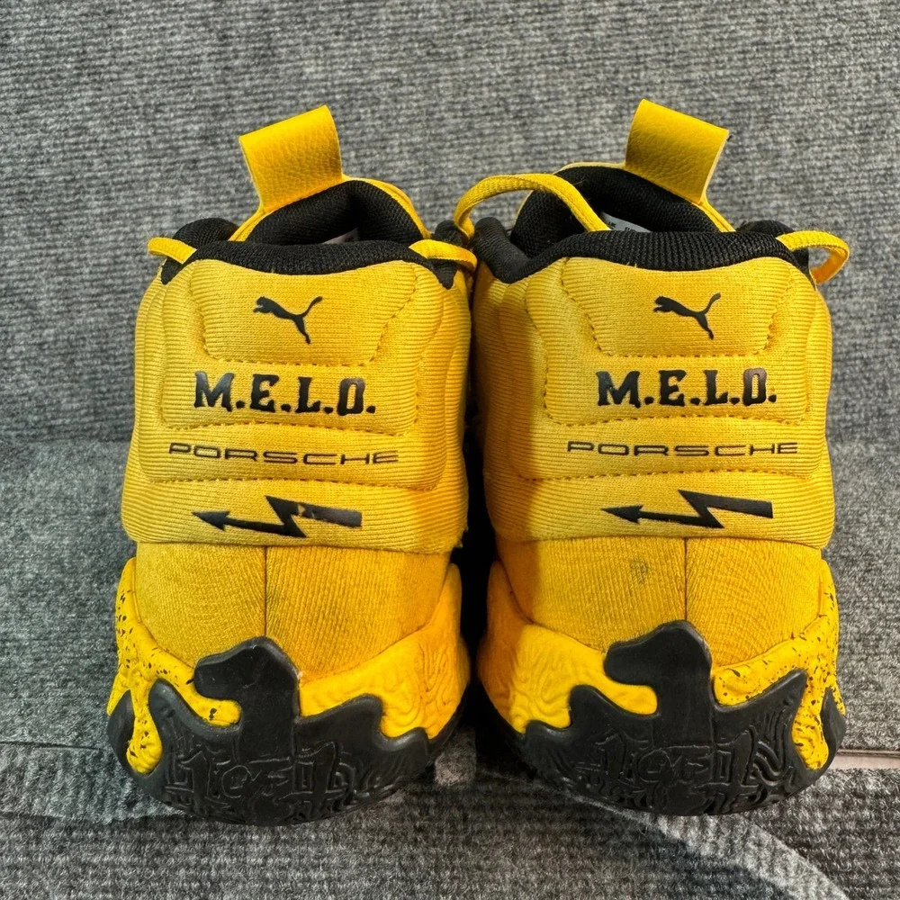 Puma MB.03 LaMelo Ball x Porsche Yellow Black Basketball Shoes 30986 Mens 10